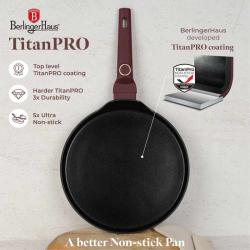 Berlingerhaus Pánev na palačinky s titanovým povrchem 28 cm Leonardo Collection