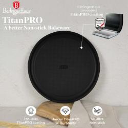 Berlingerhaus Pánev na pizzu s titanovým povrchem 32 cm Matte Black Collection