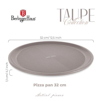 Berlingerhaus Pánev na pizzu s titanovým povrchem 32 cm Taupe Collection