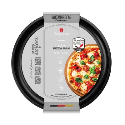 Berlingerhaus Pánev na pizzu s titanovým povrchem 32cm Anthracite Collection