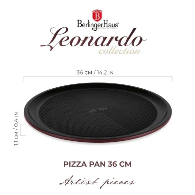 Berlingerhaus Pánev na pizzu s titanovým povrchem 36 cm Leonardo Collection
