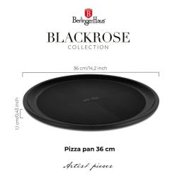 Berlingerhaus Pánev na pizzu s titanovým povrchem 36 cm Matte Black Collection