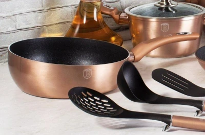 Berlingerhaus Pánev prohazovací 26 cm Rosegold Metallic Line