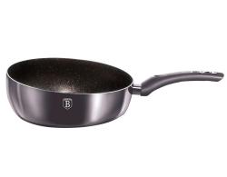Berlingerhaus Pánev prohazovací s mramorovým povrchem 26 cm Carbon PRO Line Berlingerhaus Pánev prohazovací s mramorovým povrchem 26 cm Carbon PRO Line