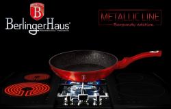 Berlingerhaus Pánev s mramorovým povrchem 20 cm Burgundy Metallic Line