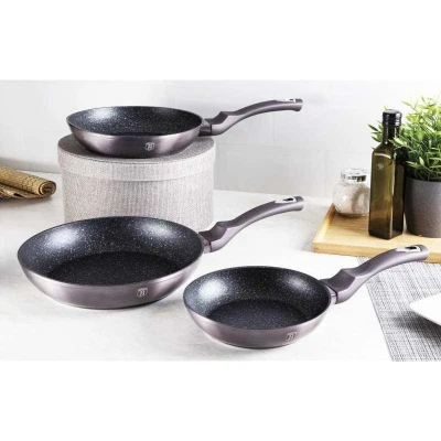Berlingerhaus Pánev s mramorovým povrchem 20 cm Carbon PRO Line
