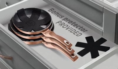 Berlingerhaus Pánev s mramorovým povrchem 20 cm Rosegold Metallic Line