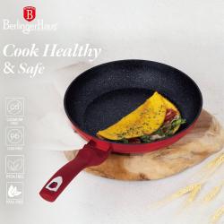 Berlingerhaus BH-1252 Pánev s mramorovým povrchem 24 cm Burgundy Metallic Line