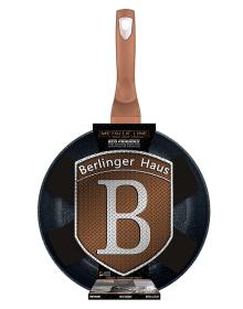 Berlingerhaus Pánev s mramorovým povrchem 28 cm Rosegold Metallic Line