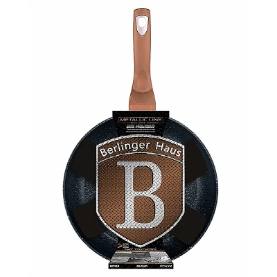 Berlingerhaus Pánev s mramorovým povrchem 30 cm Rosegold Metallic Line