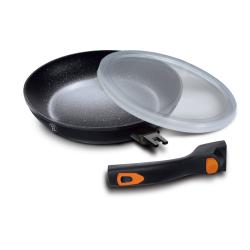 Berlingerhaus Pánev s mramorovým povrchem a odnímatelnou rukojetí 24 cm Granit Diamond Line Berlingerhaus Pánev s mramorovým povrchem a odnímatelnou rukojetí 24 cm Granit Diamond Line