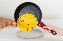 Berlingerhaus Pánev s mramorovým povrchem sada 3 ks Burgundy Metallic Line