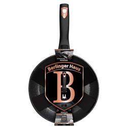 Berlingerhaus Pánev s nepřilnavým povrchem a odnímatelnou rukojetí 28 cm Black Rose Collection