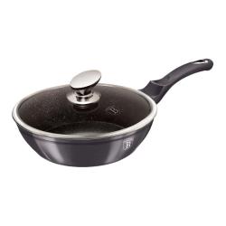 Berlingerhaus Pánev s poklicí s mramorovým povrchem 24 cm Carbon PRO Line