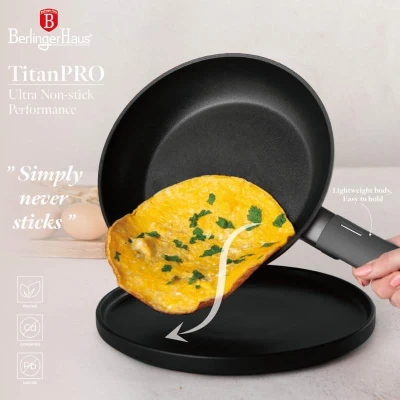 Berlingerhaus Pánev s titanovým povrchem 24 cm Antracit Collection