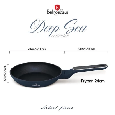 Berlingerhaus Pánev s titanovým povrchem 24 cm Deep Sea Collection