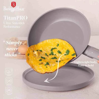 Berlingerhaus Pánev s titanovým povrchem 24 cm Taupe Collection