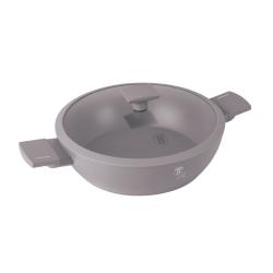 Berlingerhaus Pánev s titanovým povrchem a poklicí 28 cm Taupe Collection