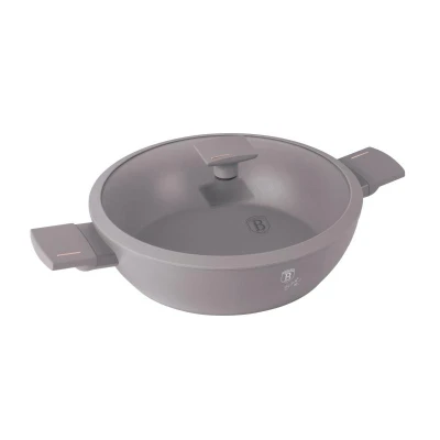 Berlingerhaus Pánev s titanovým povrchem a poklicí 28 cm Taupe Collection