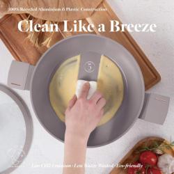 Berlingerhaus Pánev s titanovým povrchem a poklicí 32 cm Taupe Collection