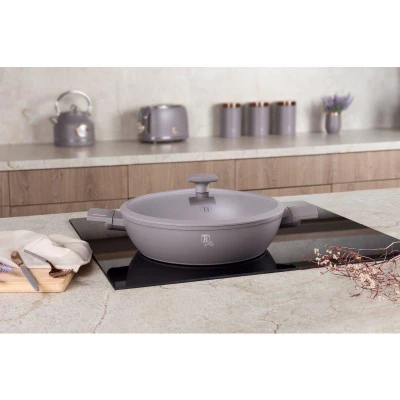 Berlingerhaus Pánev s titanovým povrchem a poklicí 32 cm Taupe Collection