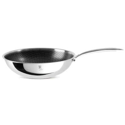 Berlingerhaus Pánev WOK nerez s nepřilnavým povrchem 30 cm Eternal Collection