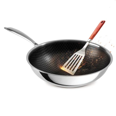 Berlingerhaus Pánev WOK nerez s nepřilnavým povrchem 30 cm Eternal Collection