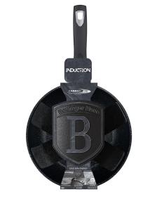 Berlingerhaus Pánev WOK s mramorovým povrchem 28 cm Carbon PRO Line