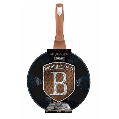 Berlingerhaus Wok s mramorovým povrchem 28 cm Rosegold Metallic Line