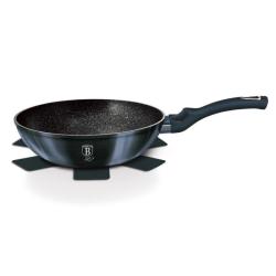Berlingerhaus Wok pánev s mramorovým povrchem 30 cm Metallic Line Aquamarine Edition