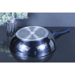 Berlingerhaus Wok pánev s mramorovým povrchem 30 cm Metallic Line Aquamarine Edition