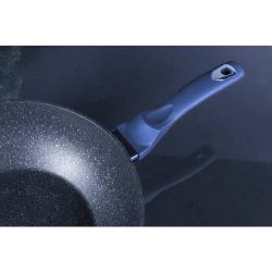 Berlingerhaus Wok pánev s mramorovým povrchem 30 cm Metallic Line Aquamarine Edition