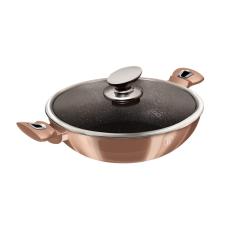 Berlingerhaus Pánev WOK s mramorovým povrchem 30 cm Rosegold Metallic Line