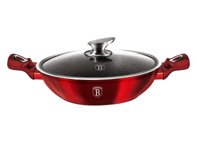 Berlingerhaus Wok s poklicí 30 cm Burgundy Edition Berlingerhaus Wok s poklicí 30 cm Burgundy Edition