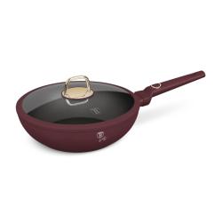 Berlingerhaus Pánev wok s poklicí a titanovým povrchem 28 cm Leonardo Collection