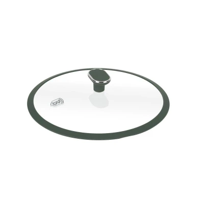 Berlingerhaus Pánev wok s poklicí a titanovým povrchem 28 cm Matte Green Collection