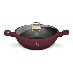 Berlingerhaus Pánev wok s poklicí a titanovým povrchem 30 cm Leonardo Collection Berlingerhaus Pánev wok s poklicí a titanovým povrchem 30 cm Leonardo Collection