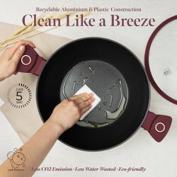 Berlingerhaus Pánev wok s poklicí a titanovým povrchem 30 cm Leonardo Collection