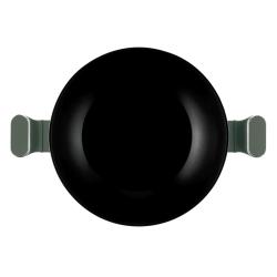 Berlingerhaus Pánev wok s poklicí a titanovým povrchem 30 cm Matte Green Collection