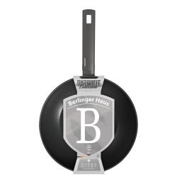 Berlingerhaus Pánev WOK s titanovým povrchem 28 cm Antracit Collection