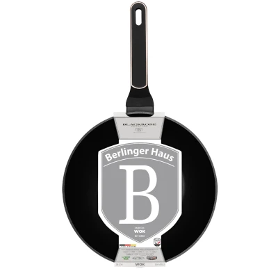 Berlingerhaus Pánev WOK s titanovým povrchem 28 cm Black Rose Collection