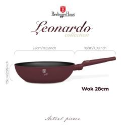 Berlingerhaus Pánev wok s titanovým povrchem 28 cm Leonardo Collection