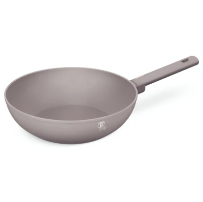 Berlingerhaus Wok pánev s titanovým povrchem 28 cm Taupe Collection Berlingerhaus Wok pánev s titanovým povrchem 28 cm Taupe Collection