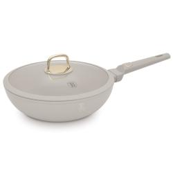 Berlingerhaus Wok pánev s titanovým povrchem a poklicí 30 cm Sahara Collection Berlingerhaus Wok pánev s titanovým povrchem a poklicí 30 cm Sahara Collection