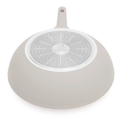 Berlingerhaus Wok pánev s titanovým povrchem a poklicí 30 cm Sahara Collection