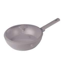 Berlingerhaus Wok pánev s titanovým povrchem a poklicí 30 cm Taupe Collection Berlingerhaus Wok pánev s titanovým povrchem a poklicí 30 cm Taupe Collection