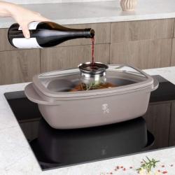 Berlingerhaus Pekáč do trouby s Aroma víkem 6 l Taupe Collection