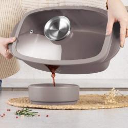 Berlingerhaus Pekáč do trouby s Aroma víkem 6 l Taupe Collection