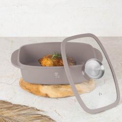Berlingerhaus Pekáč do trouby s Aroma víkem 6 l Taupe Collection