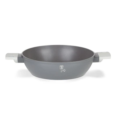 Berlingerhaus Pekáč kulatý s poklicí s titanovým povrchem 24 cm Aspen Collection